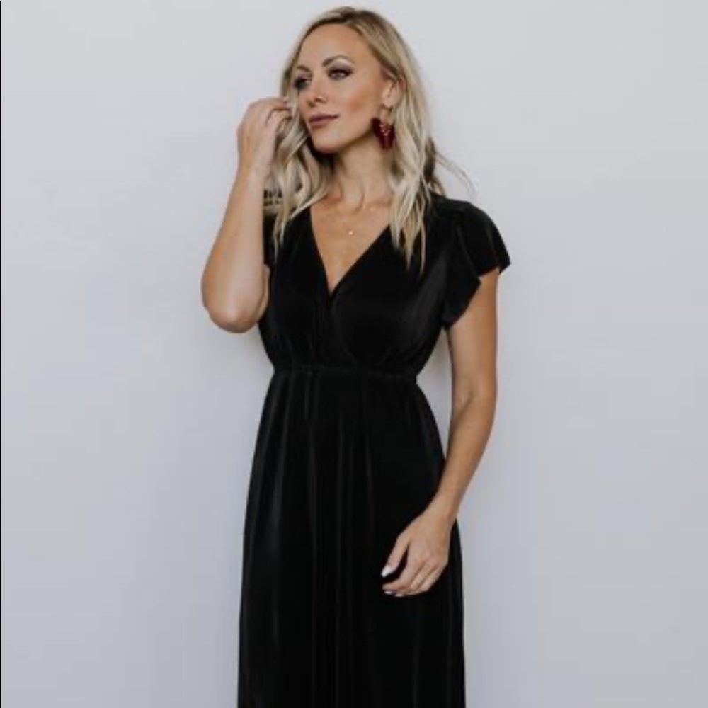 Baltic Born Athena Pleated Maxi Dress